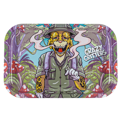 crazy critters jaguar rolling tray