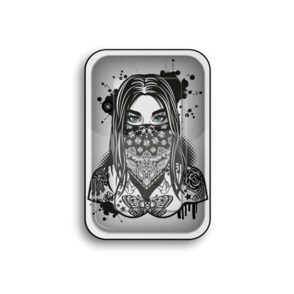 rolling tray tattoo girl